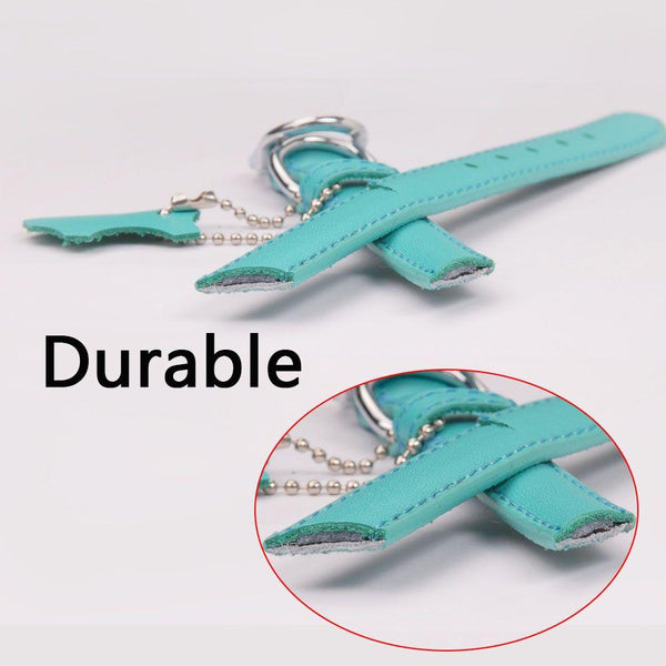 PU Leather Dog Neck Collar with Hangtag