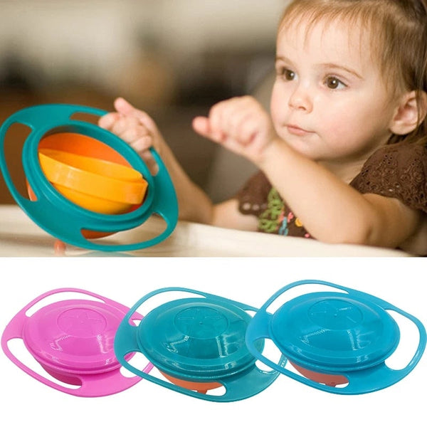 360 Degrees Rotatable Gyro Training Snack Bowl