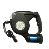 Retractable Dog leash With LED Flashlight