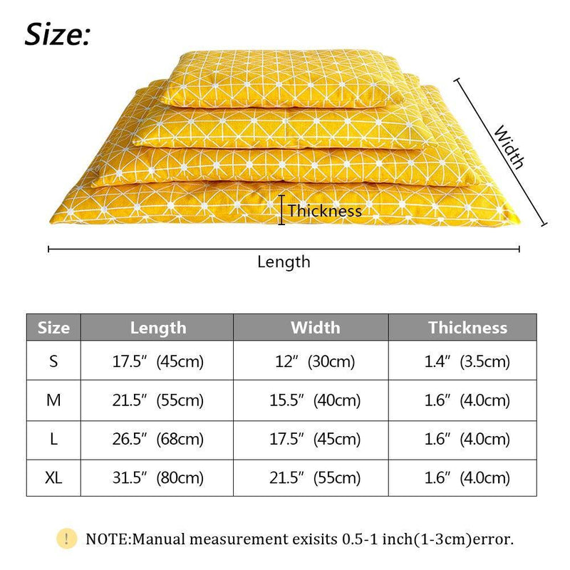 Soft Warm Pet Mattress Plaid Mat